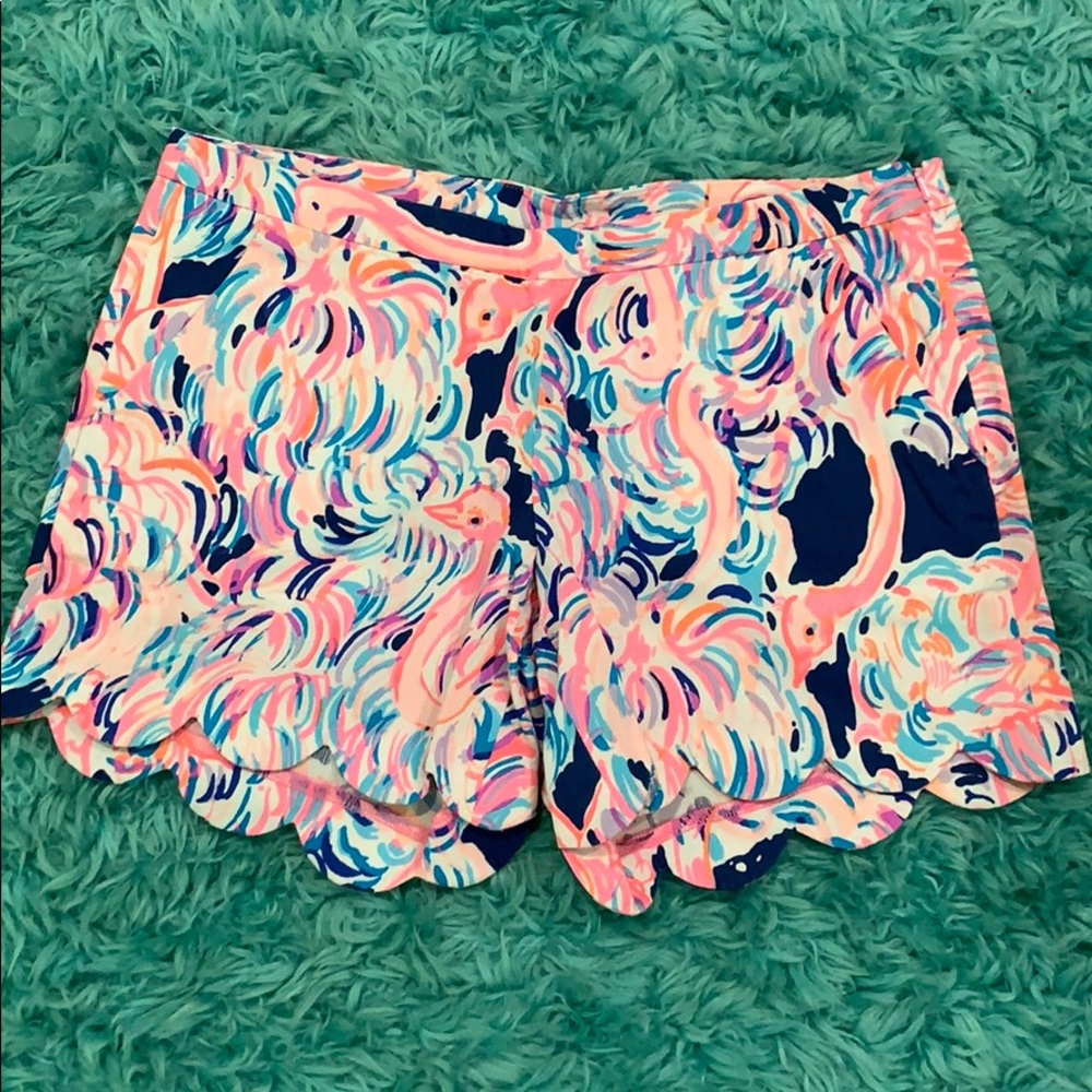 Lilly Pulitzer scalloped shorts